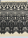 Royalty Sequin Damask 4 Way Stretch Mesh Fabric - Iridescent Sequin Damask, 54" Width (1 Yard)