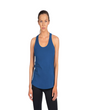 Next Level Women Racerback Tank Top Lightweight Cotton Poly Jersey - Royal Blue, Racerback, 30 Singles, 135 Grams, 4.0 Oz (1 Piece)