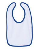 Infant Contrast Trim Premium Jersey Bib
