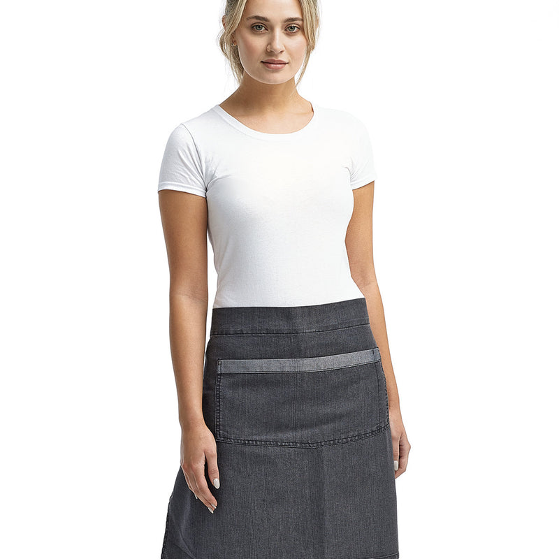 Unisex Domain Contrast Denim Waist Apron