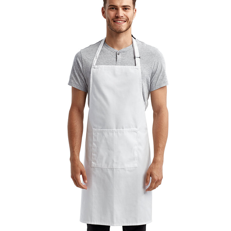 Unisex 'Colours' Recycled Bib Apron with Pocket