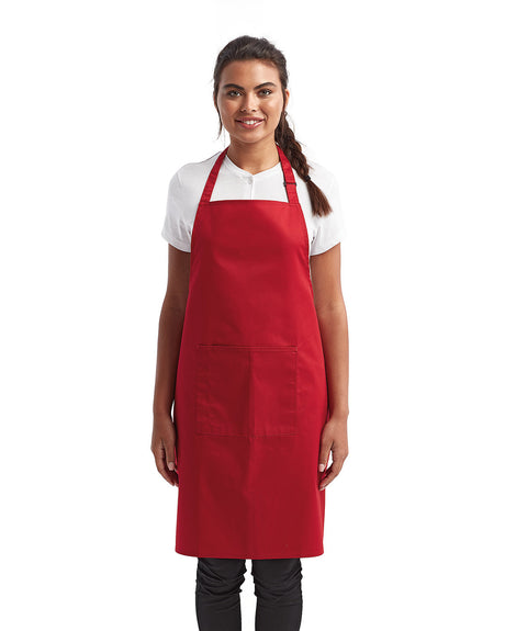 Unisex 'Colours' Recycled Bib Apron with Pocket