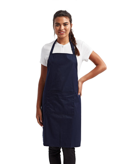 Unisex 'Colours' Recycled Bib Apron with Pocket