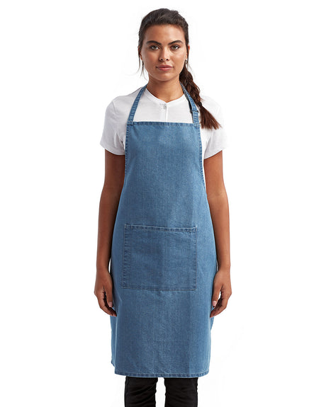 Unisex 'Colours' Recycled Bib Apron with Pocket