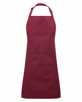 Unisex 'Colours' Recycled Bib Apron with Pocket