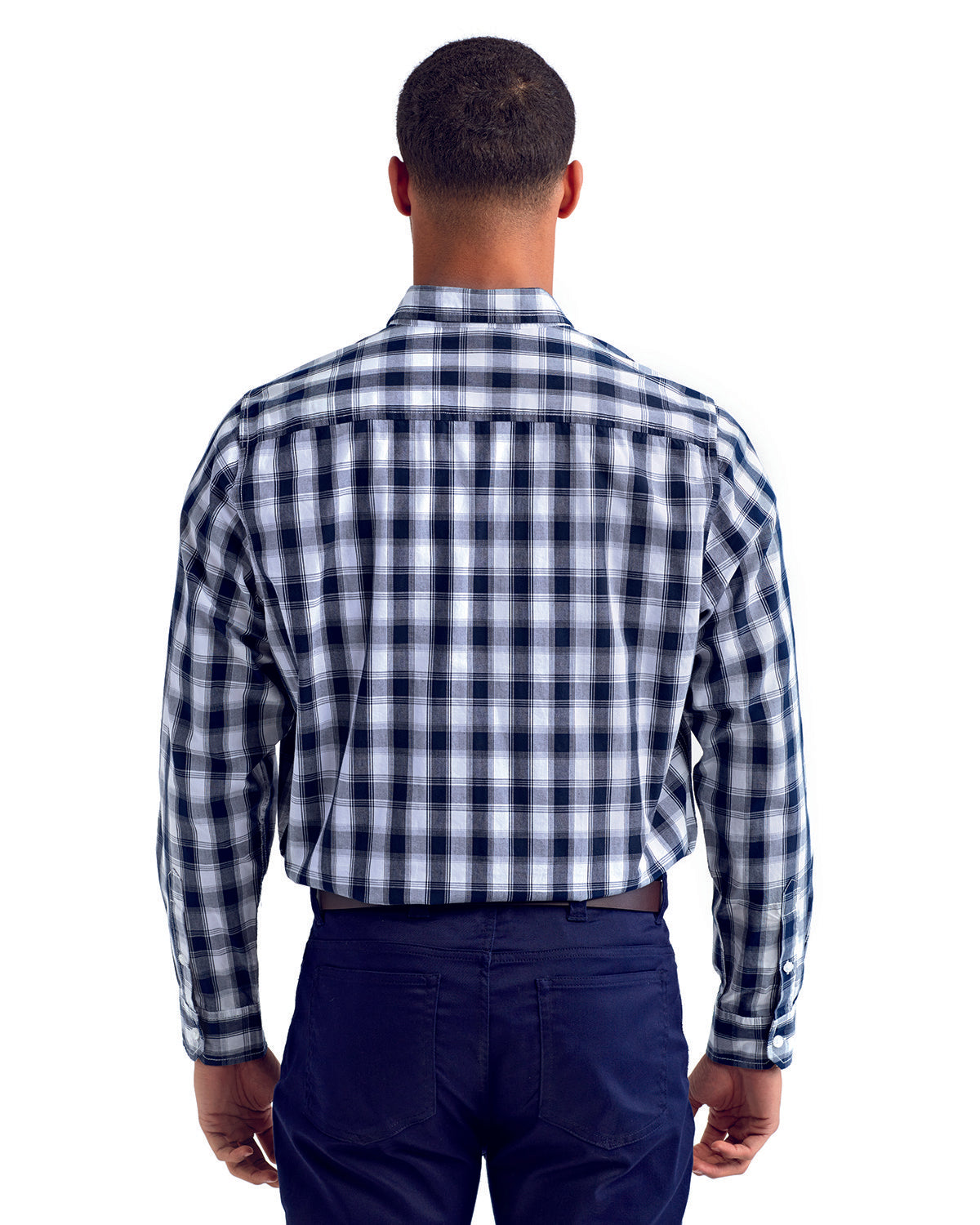 Men's Mulligan Check Long-Sleeve Cotton Shirt