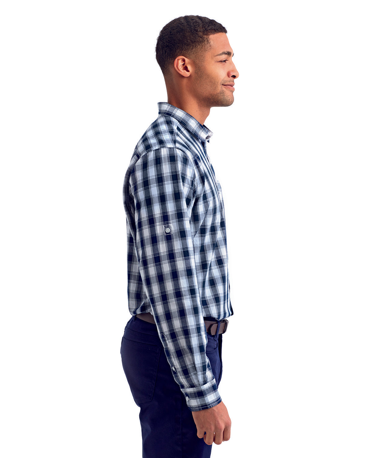 Men's Mulligan Check Long-Sleeve Cotton Shirt