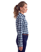 Ladies' Mulligan Check Long-Sleeve Cotton Shirt