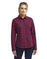 Ladies' Mulligan Check Long-Sleeve Cotton Shirt