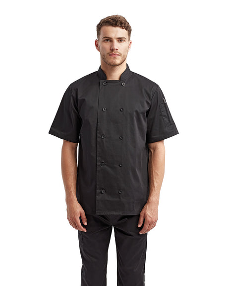 Unisex Short-Sleeve Recycled Chef's Coat