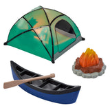 Fireside Camp tent canoe outdoor Cake Kit (tent lights up!)