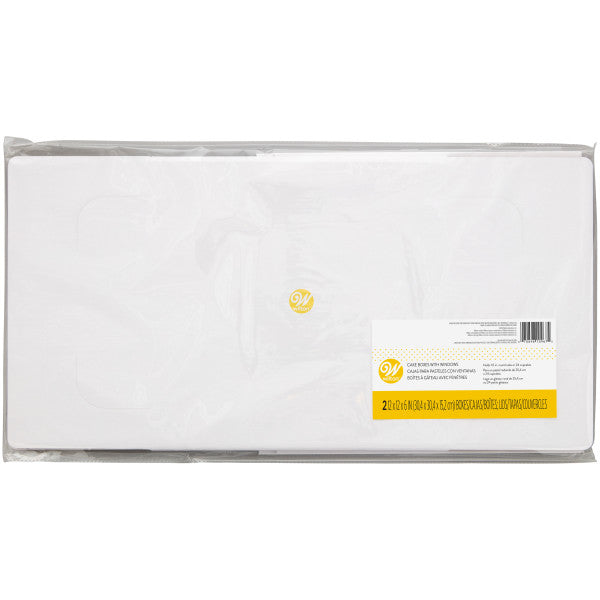 Wilton 12-Inch Cake Box with Window for 10-Inch Cake, 2-Piece Set