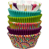 Wilton Assorted Colors and Patterns Cupcake Liners, 150-Count