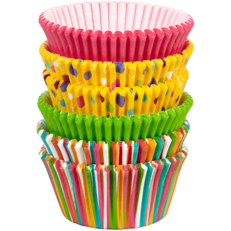 Wilton Stripes and Polka Dots Standard Cupcake Liners, 150-Count