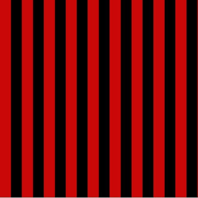 Red Black Stripe 1″ inch Satin Fabric