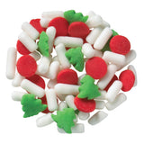 DecoPac Trees & Dots Sprinkle Mix Quins Jimmies Sprinkles 20.5 oz. handheld container