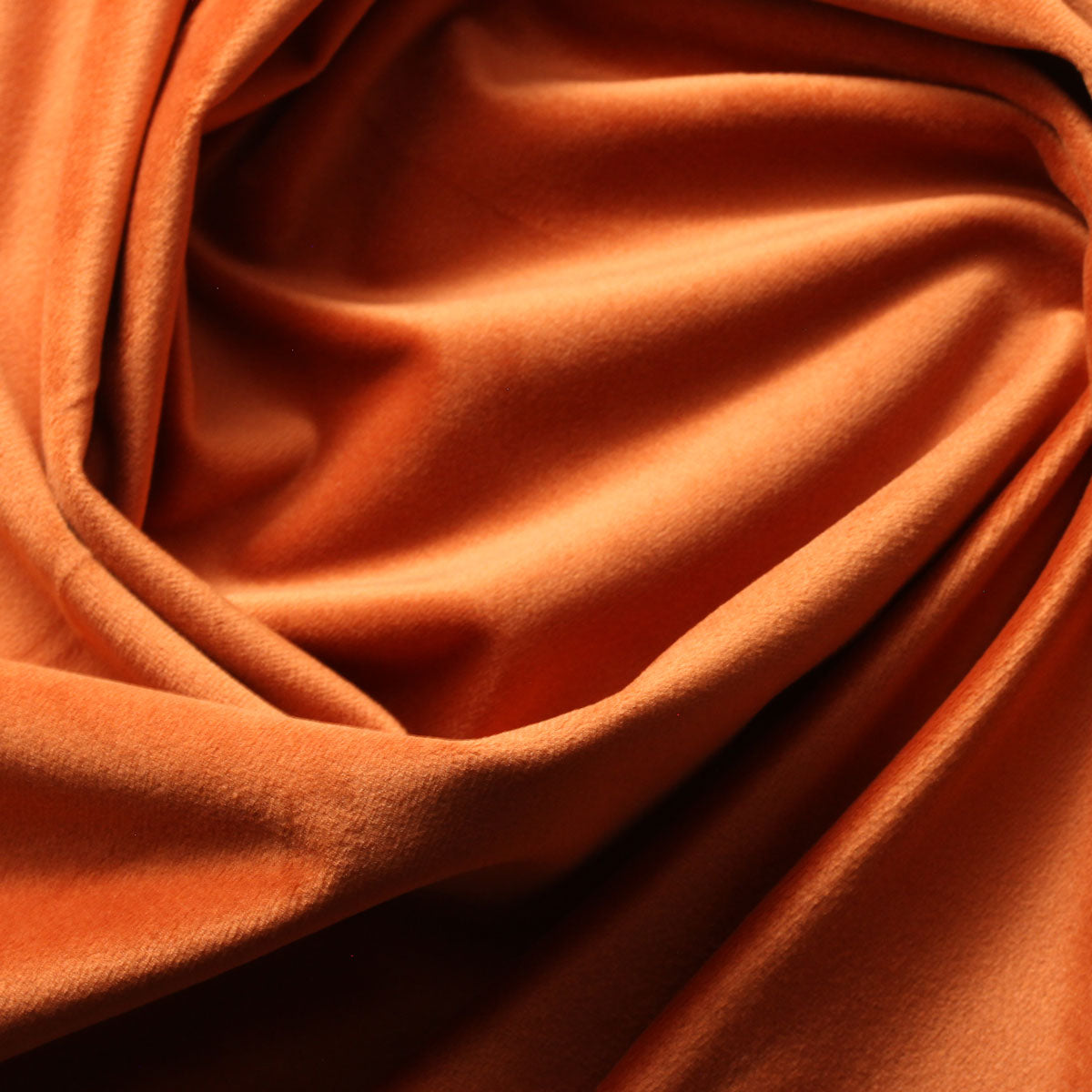Camden Velvet Polyester Fabric - Solid Color, 60" Width (1 Yard)