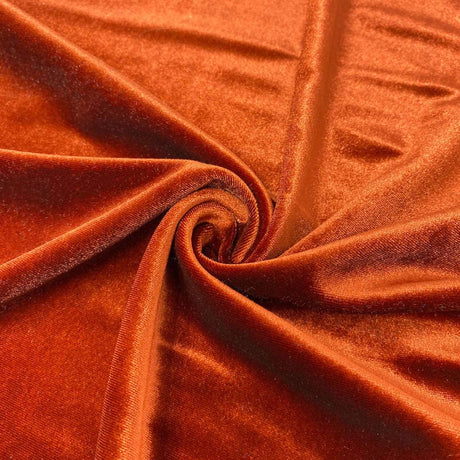 1 Yard Stretch Velvet Fabric Soft Silky 4 Way Stretch for Apparel Costumes 58/60 Inch Width