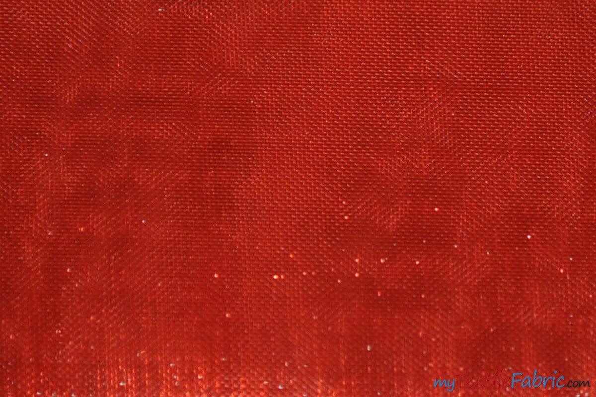 Mirror Organza Polyester Fabric - Sheer, Soft And Smooth, 58/60" Width (Continuous Yards & By Bolt)