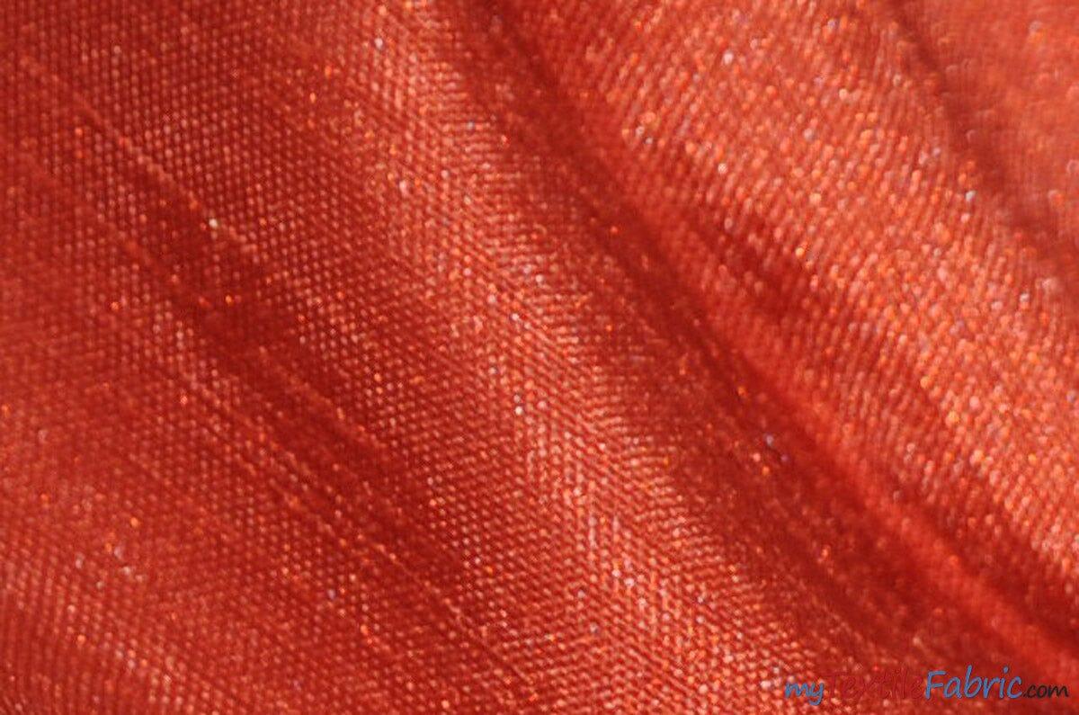 Shantung Satin Polyester Fabric - Reversible Satin Dupioni Silk, Multiple Colors, 58/60" Width (Yards, Bolts, Sample Swatches)
