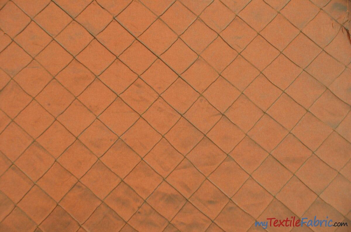 Pintuck 2X2 Taffeta Fabric - Diamond Pattern, 54" Width, Multiple Colors (1 Yard)