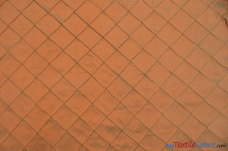 Pintuck 2X2 Taffeta Fabric - Diamond Pattern, 54" Width, Multiple Colors (1 Yard)