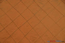 Taffeta Pintuck Fabric - 4" X 4" Diamond Pattern, 58" Width, Multiple Colors (1 Yard)