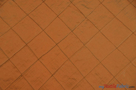 Taffeta Pintuck Fabric - 4" X 4" Diamond Pattern, 58" Width, Multiple Colors (1 Yard)