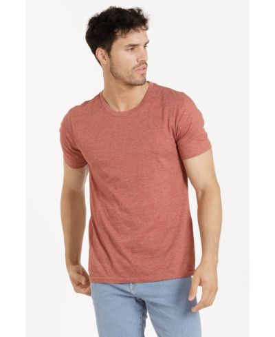 Lucky & Blessed Life 3142P Polyester Cotton Fabric - Heather Rust Red, Sublimation T-Shirt, 4.2 Oz (1 Piece)