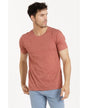 Lucky & Blessed Life 3142P Polyester Cotton Fabric - Heather Rust Red, Sublimation T-Shirt, 4.2 Oz (1 Piece)