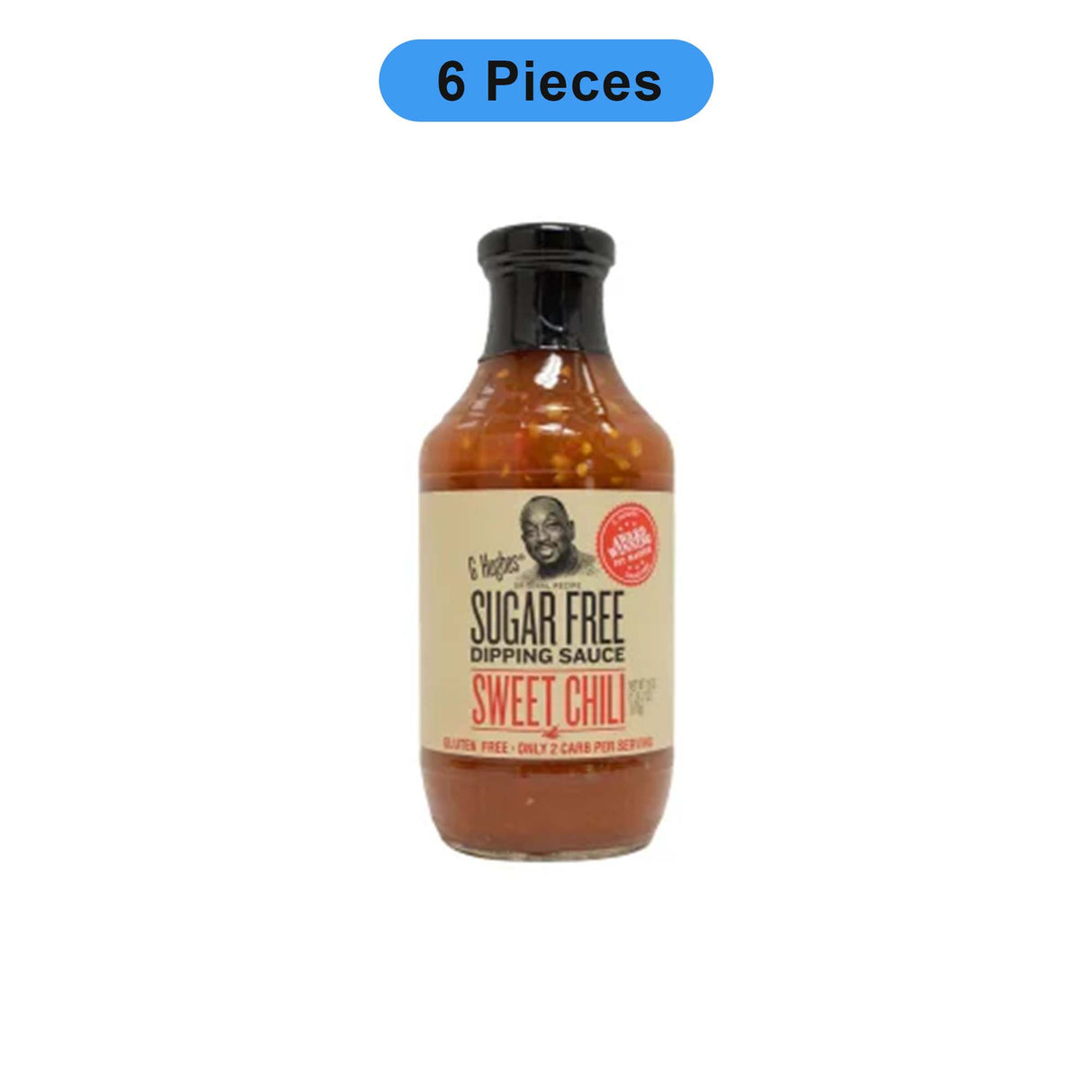 G HUGHES SUGAR FREE SWEET CHILI DIPPING SAUCE 18 OZ BOTTLE