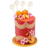 Cherry Blossoms 4 per order - Gum Paste Flowers cake topper
