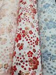 Brocade Jacquard Metallic Floral on Organza