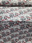 Rayon Jersey Spandex Knit Fabric - Newspaper Love Kiss Print