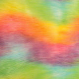 Faux Fur Fabric Multicolor Waves