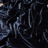 Silk Rayon Velvet Fabric - 80 Percent Rayon 20 Percent Silk, Velvet, 45" Width, 180 GSM (1 Yard)