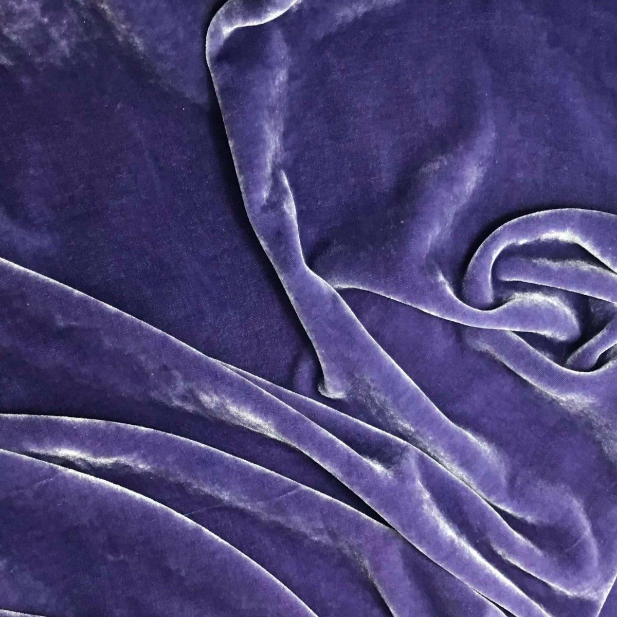 Silk Rayon Velvet Fabric - 80 Percent Rayon 20 Percent Silk, Velvet, 45" Width, 180 GSM (1 Yard)