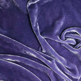 Silk Rayon Velvet Fabric - 80 Percent Rayon 20 Percent Silk, Velvet, 45" Width, 180 GSM (1 Yard)