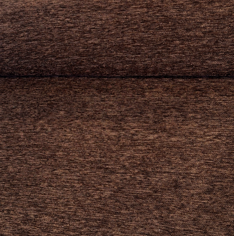 Brown Heavy Chenille Backed Upholstery Fabric - Brown, Heavy Chenille, 56" Width (1 Yard)