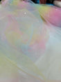 Rainbow Glitter Tulle Fabric
