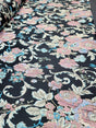 Brocade Floral Damask Jacquard Fabric