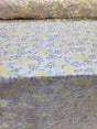 3D Floral Sequin Lace Fabric Yellow