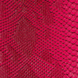 Fuchsia Faux Viper Sopythana Snake Skin Vinyl Fabric,