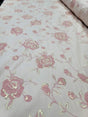 Brocade Jacquard Floral Fabric Blush Gold