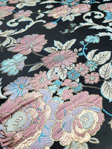 Brocade Floral Damask Jacquard Fabric
