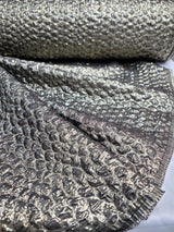 Brocade Jacquard Fabric Antique Gold