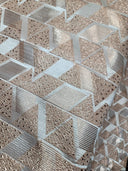 Brocade Jacquard Triangle Pattern Fabric