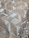 Brocade Jacquard Triangle Pattern Fabric