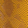Gold Faux Viper Sopythana Snake Skin Vinyl Fabric,