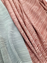 Pleated Stretch Fabric Dusty Rose